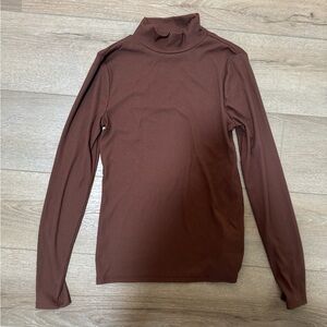 Brown Long Sleeve Top